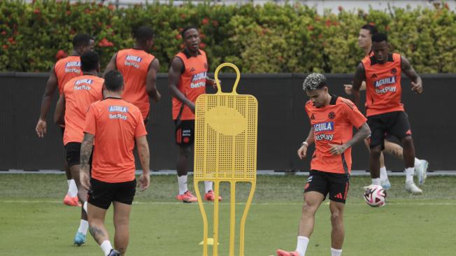 Selección Colombia, en entrenamiento en Barranquilla.