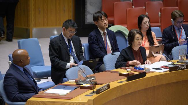 Canciller Luis Gilberto Murillo durante el Consejo de Seguridad de la ONU sobre Colombia.