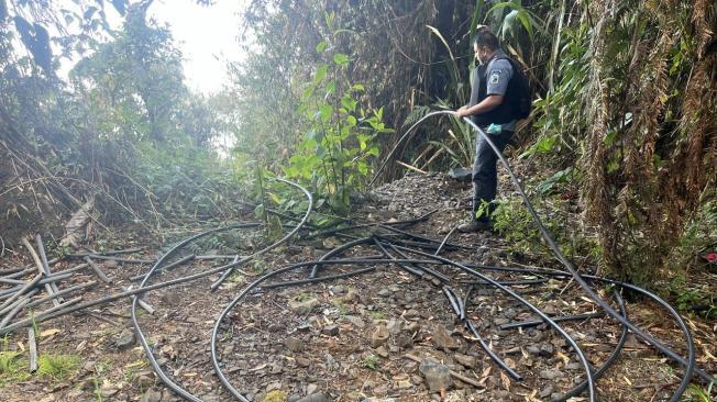 Operativo contra la minería en Farallones de Cali.