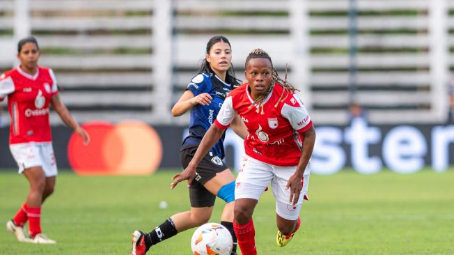 Santa Fe vs. Dragonas, semifinales de la Copa Libertadores femenina.