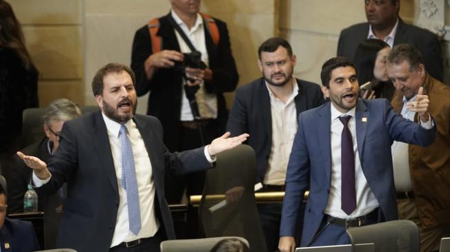 Andrés Forero y Hernán Cadavid, representantes del Centro Democrático