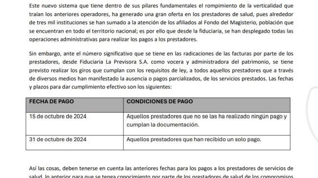 Circular 013 del 10 de octubre, emitida por el Fomag.