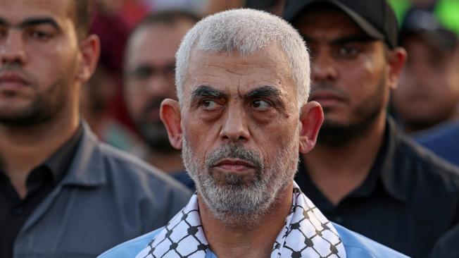 El jefe del movimiento islamista palestino Hamás en la Franja de Gaza, Yahya Sinwar.