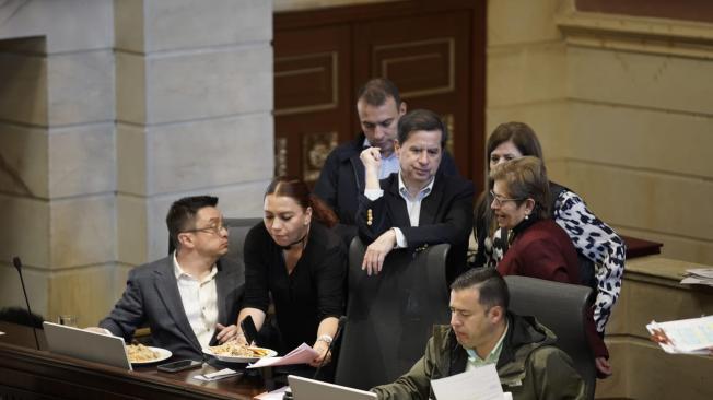 Debate de la reforma laboral en la plenaria de la Cámara de Representantes.