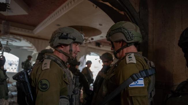 Ejército israelí en la operación contra Sinwar.