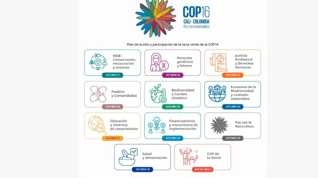 Programación académico - política de la COP16.