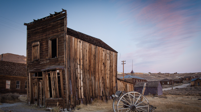 El parque estatal de Bodie es el más frío de California.