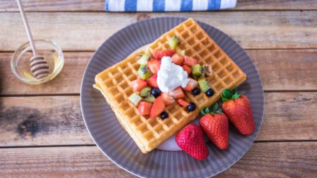 Los wafles pueden ser una gran opción para el desayuno.