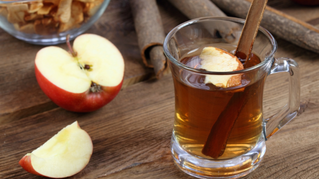 Té de manzana y canela.