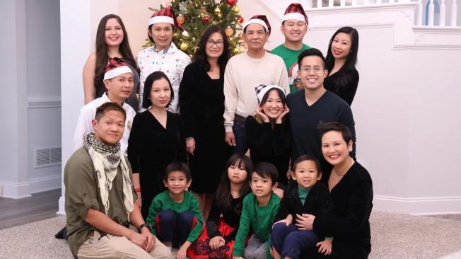 La familia vietnamita en Estados Unidos.