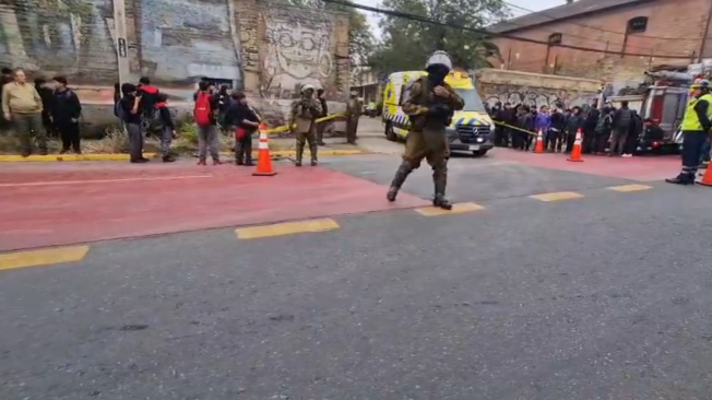 Incendio, chile, colegio, INBA