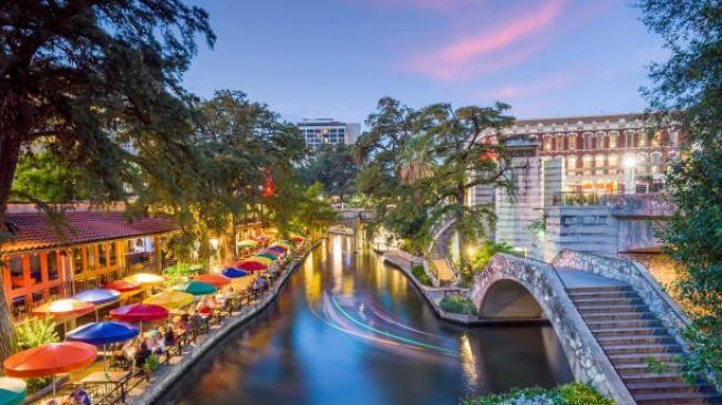 El paseo del río en San Antonio