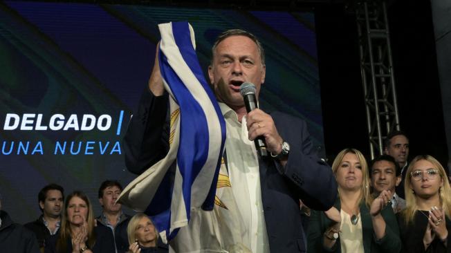 El candidato a la presidencia de Uruguay por el Partido Nacional, Álvaro Delgado.