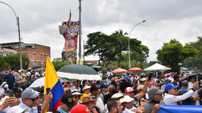 El Monumento a la Resistencia en Cali.