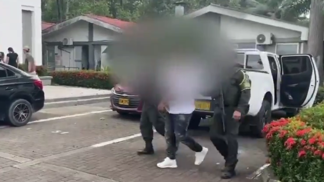 Jhon Kerlys Sepúlveda, primo de Chiquito Malo capturado por la Policía.