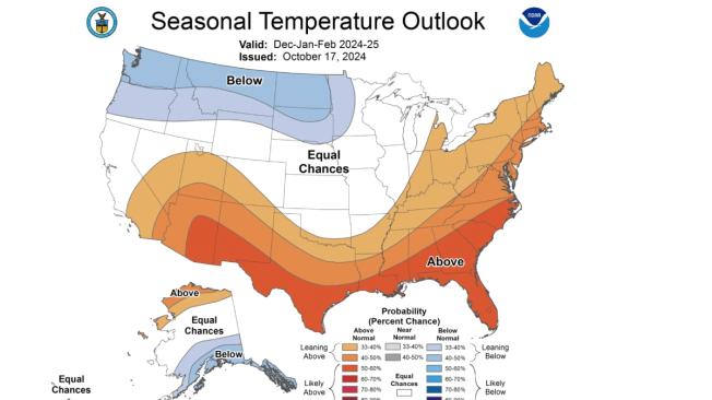 mapa de temperatura invernal en eeuu