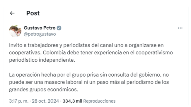 Trino de Gustavo Petro