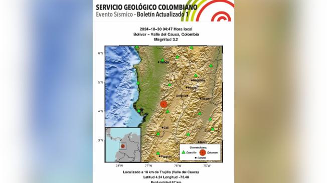 Sismo Valle del Cauca