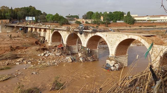  puente en Valencia tras la Dana.