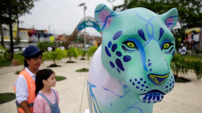 Estatua de Jaguar de Agua.