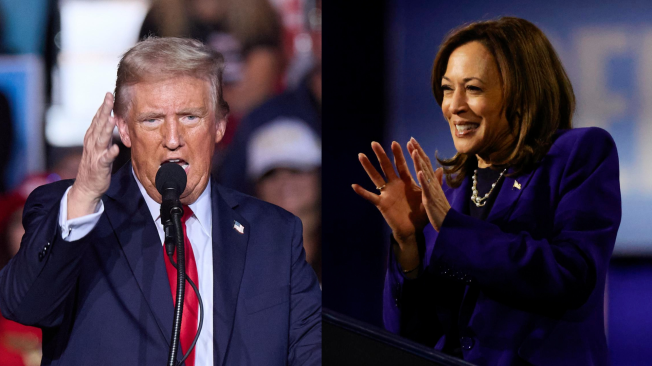 Donald Trump y Kamala Harris