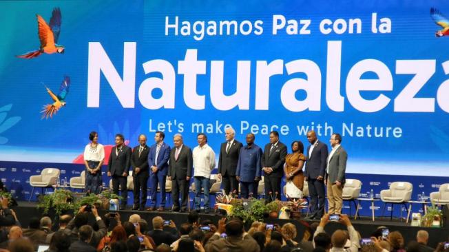 Instalación del segmento de alto nivel y presentación de la coalición 'Paz con la naturaleza' en la COP16.