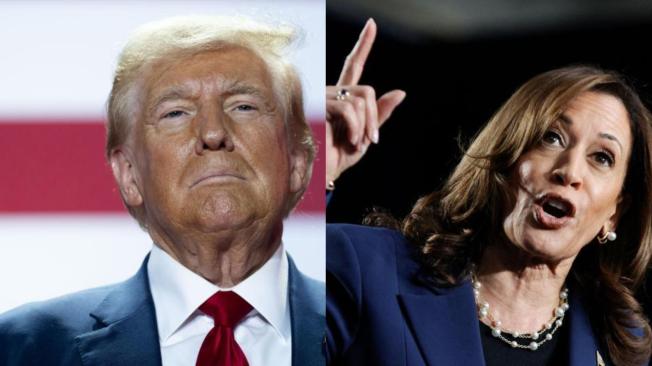 Donald Trump y Kamala Harris, candidatos a la presidencia de Estados Unidos