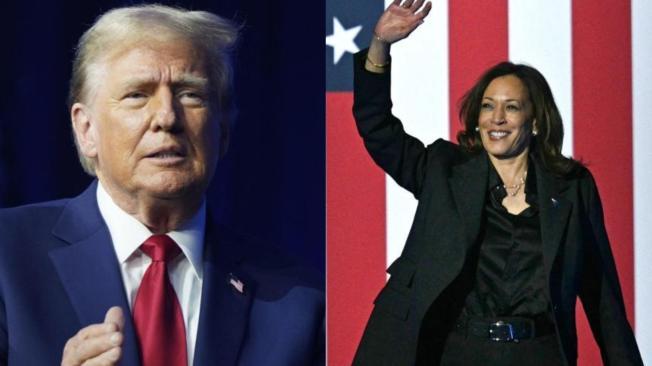 Donald Trump y Kamala Harris, candidatos a la presidencia de Estados Unidos