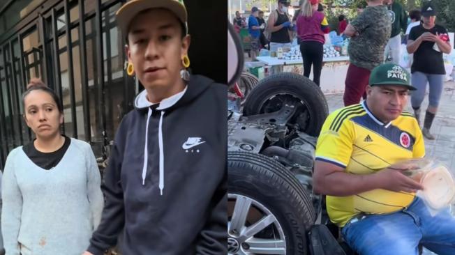 Colombianos muestran su solidaridad tras el paso de Dana en España