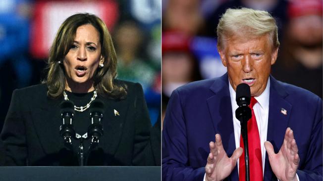 Kamala Harris y Donald Trump.