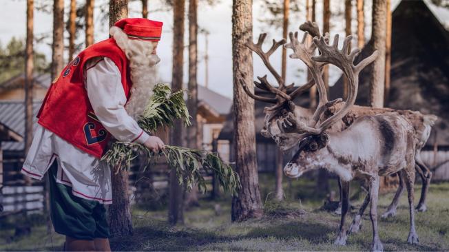 Se puede visitar a Papá Noel en cualquier parte del año