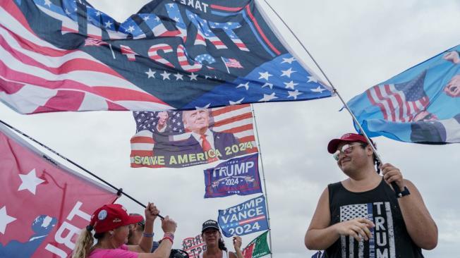 Simpatizantes republicanos en Florida.