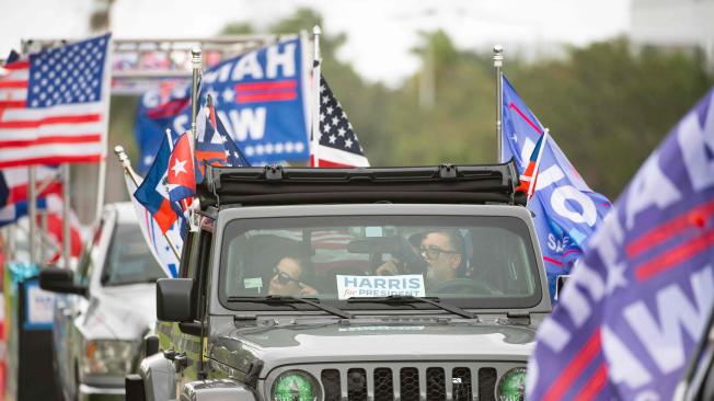 Simpatizantes republicanos en Florida.