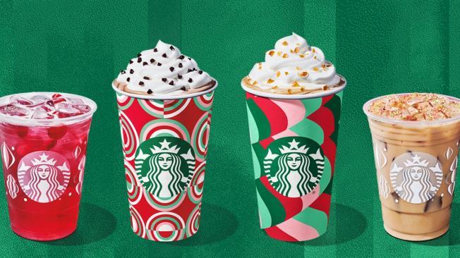 Starbucks menu navideño 2024