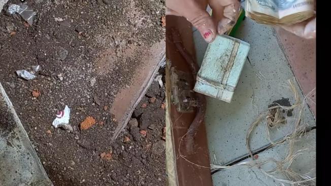 Encontraron un tesoro bajo el piso de su casa