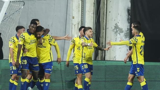 Las Palmas venció 1-3 al Rayo Vallecano