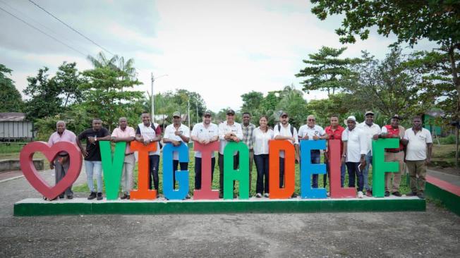 Entrega del muelle fluvial en Vigía del Fuerte, Antioquia