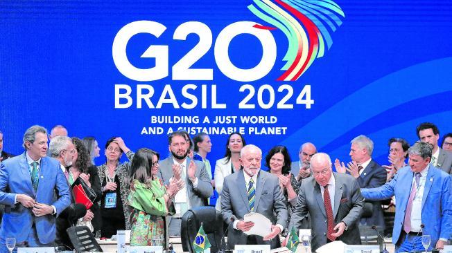 En julio de 2024, en Brasil, se realizó una reunión de ministros de finanzas y gobernadores de bancos centrales del G-20.