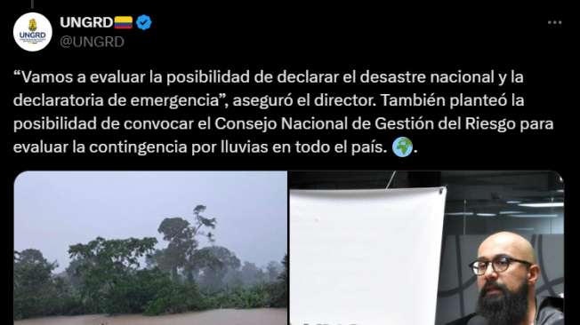 Alertan declaración de estado de emergencia por situación en el Chocó