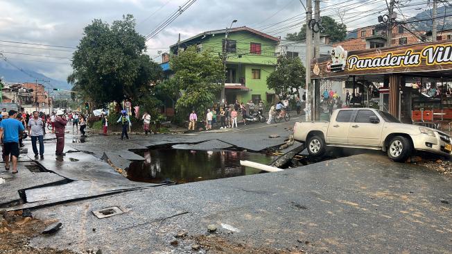 Afectación por fuga de agua