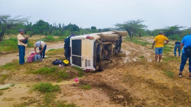 Emergencias en la Guajira por fuertes lluvias