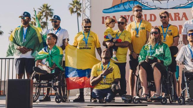 Freddy Marimón campeón mundial de Surf Adaptado