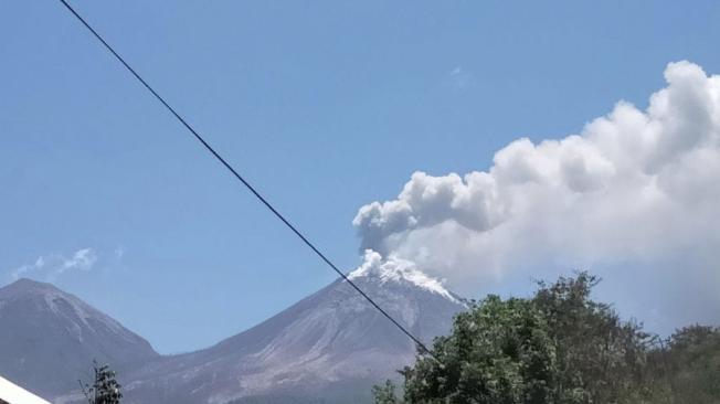 Volcán en Indonesia