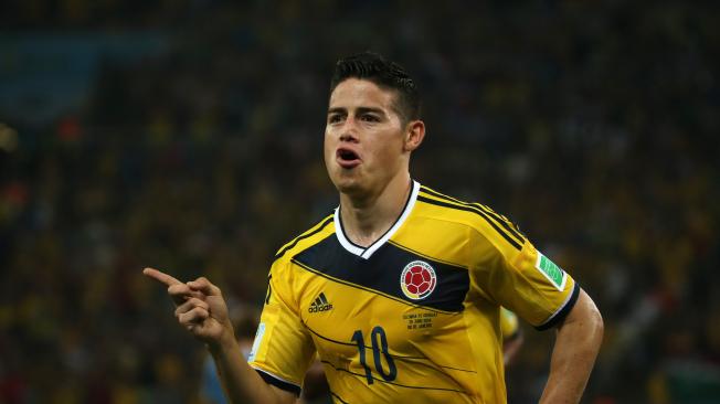 James Rodríguez, goleador del mundial de Brasil 2014