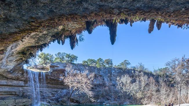 Este impresionante paraje se encuentra en Hill Country