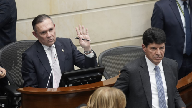 Efraín Cepeda, presidente del Senado.