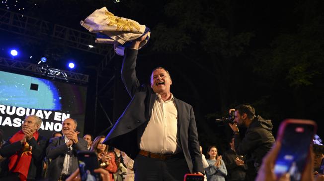 El candidato a la presidencia de Uruguay por la Coalición Republicana, Álvaro Delgado.