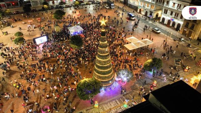 Alumbrado navideño de Pasto.