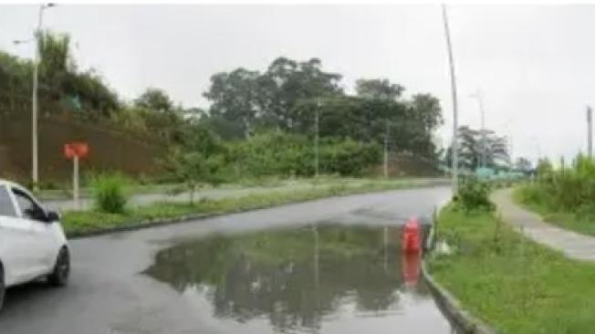 Tramo de la avenida Los Colibríes