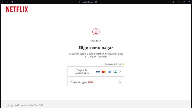 Nueva modalidad de estafa con Netflix